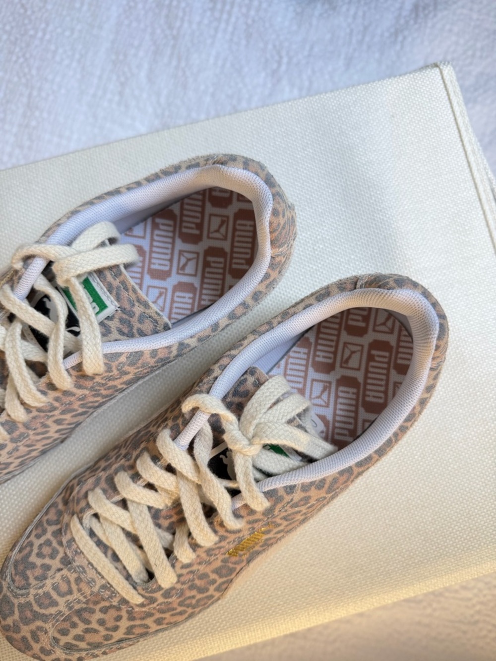 Puma Women’s Leopard Print Sneakers - Picture 3 of 7